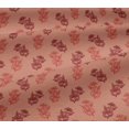 thumbnail image 5 of oneOone Georgette Viscose Fabric Leaves & Floral Block Print Fabric BTY 42 Inch Wide, 5 of 5