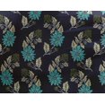 thumbnail image 4 of oneOone Georgette Viscose Fabric Leaves & Floral Block Print Fabric BTY 42 Inch Wide, 4 of 4
