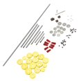 thumbnail image 1 of MesaSe Flute Kit Repair Tool Set Pad Pads Open Maintenance Hole Care Shafts Key Woodwind Instrument Parts Replacement Cleaning, 1 of 9