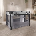 thumbnail image 3 of Evolur Cozy Cove Deluxe Playard, Gray, 3 of 9