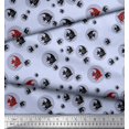 thumbnail image 2 of Soimoi Blue Viscose Chiffon Fabric Fish Ocean Print Fabric by the Yard 42 Inch Wide, 2 of 2