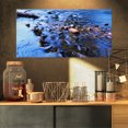 thumbnail image 1 of Rock Blue River Panorama - Oversized Beach Canvas Artwork, 1 of 3