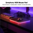 thumbnail image 2 of facefd Tapis de Souris Gaming RGB Coloré avec Éclairage LED pour PC Portable, 2 of 6