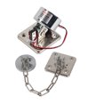 thumbnail image 2 of Support de Porte, Acier Inoxydable Forte Aspiration Support de Porte Électromagnétique, avec Chaîne de Sortie de 9,8 Pouces Double Portes pour Feu Porte Simple, 2 of 8