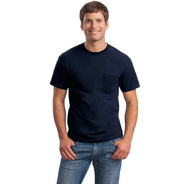 Gildan Men's Short Sleeve T-Shirt With Pocket . 8300