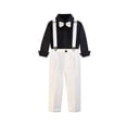 thumbnail image 4 of Timegard Toddler Baby Clothes Boy Formal Pants Button Comfy Casual Children Suit Pants Solid Color, 4 of 4
