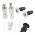 thumbnail image 2 of Mosiee Expansion Screw Set Replacement Stainless Steel Toilet Covers White/Black, 2 of 9