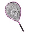 thumbnail image 3 of S SERENABLE Fishing Landing Net Extendable EVA Handle Fishing Net for Bass Prawns Salmon Rose Pink, 3 of 9