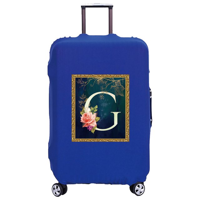Nouvelles Housses de Valise de Voyage Housses Protectrices Anti-Rayures Housse Anti-Poussière Réutilisable Housse Anti-Poussière Série Motif Floral 8flowerG S