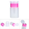 thumbnail image 3 of 60ML Pump Dispenser Nail Art Polish Remover Alcohol Liquid Cleaner Empty Plastic Bottle, 3 of 6