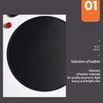 thumbnail image 4 of Lolmot Round Leather Placemat Solid Colour Faux Leather Placemats , Coffee Mats, Kitchen Table Mats, Waterproof, Easy To Clean Kitchen Table Mats, 4 of 7