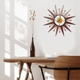 thumbnail image 3 of Clock Living Room Wall Clock Decoration Clock Retro Light Wall Clock Hanging Wall, 3 of 8