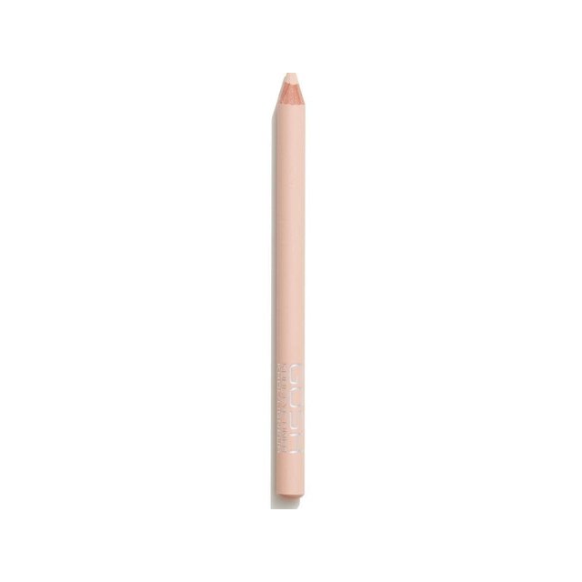 GOSH - Kohl/Eye Liner - Nude pencil eyeliner in nude beige with a sharpened tip, shown vertically on a white background, designed for smooth application on the waterline, eyelid edge, and as eyeshadow, containing vitamin E and suitable for vegan use.