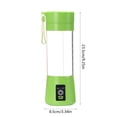 thumbnail image 3 of Portable USB Rechargeable Blender, 380ml Fruit Juicer with 6 Stainless Steel Blades, Food-Grade Plastic, Lightweight Handheld Mixer for Shakes, Travel, and Outdoor Use, 3 of 7