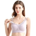 thumbnail image 4 of LSLJS Ladies Comfortable Breathable No Steel Ring Front Buckle Breastfeeding Bra Woman Underwear, 4 of 6