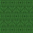 thumbnail image 1 of Ahgly Company Machine Washable Indoor Square Transitional Dark Forest Green Area Rugs, 8' Square, 1 of 7