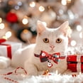 thumbnail image 2 of Cadeaux de Noël pour Chat Collier Nœud pour Chat de Noël - 1 Paquet Collier Nœud pour Chaton de Noël Collier pour Chat de Noël Collier pour Chat de Noël, 2 of 6
