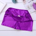 thumbnail image 3 of vastwit Girls Shiny Metallic Shorts Gymnastics Dance Shorts Purple 8, 3 of 5
