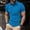 Blue, variant on Sentmoon Mens Shirts Oversized Relaxed Turndown Collar Short Sleeve Stretchy Casual Hawaiian Shirt Solid Color Mens Outfits Trendy for Casual Wear White XL
