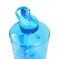 thumbnail image 3 of Mainstays Blue 3.78 Litres Plastic Time Marker Straw & Handle Water Bottle, Leak Proof Jug, 1 Piece, 3 of 6