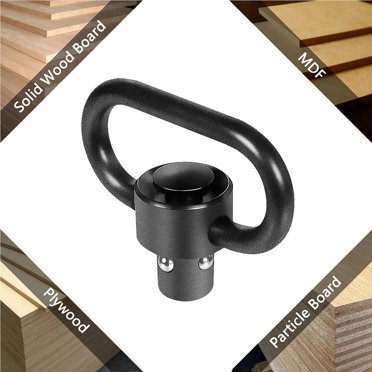 4 Pcs Adaptateur de Montage Pivotant QD Sling Grande Capacité de Charge Sangle Détachable Bouton Poussoir Libération Rapide Sangle Détachable Boucle Accessoires de Chasse