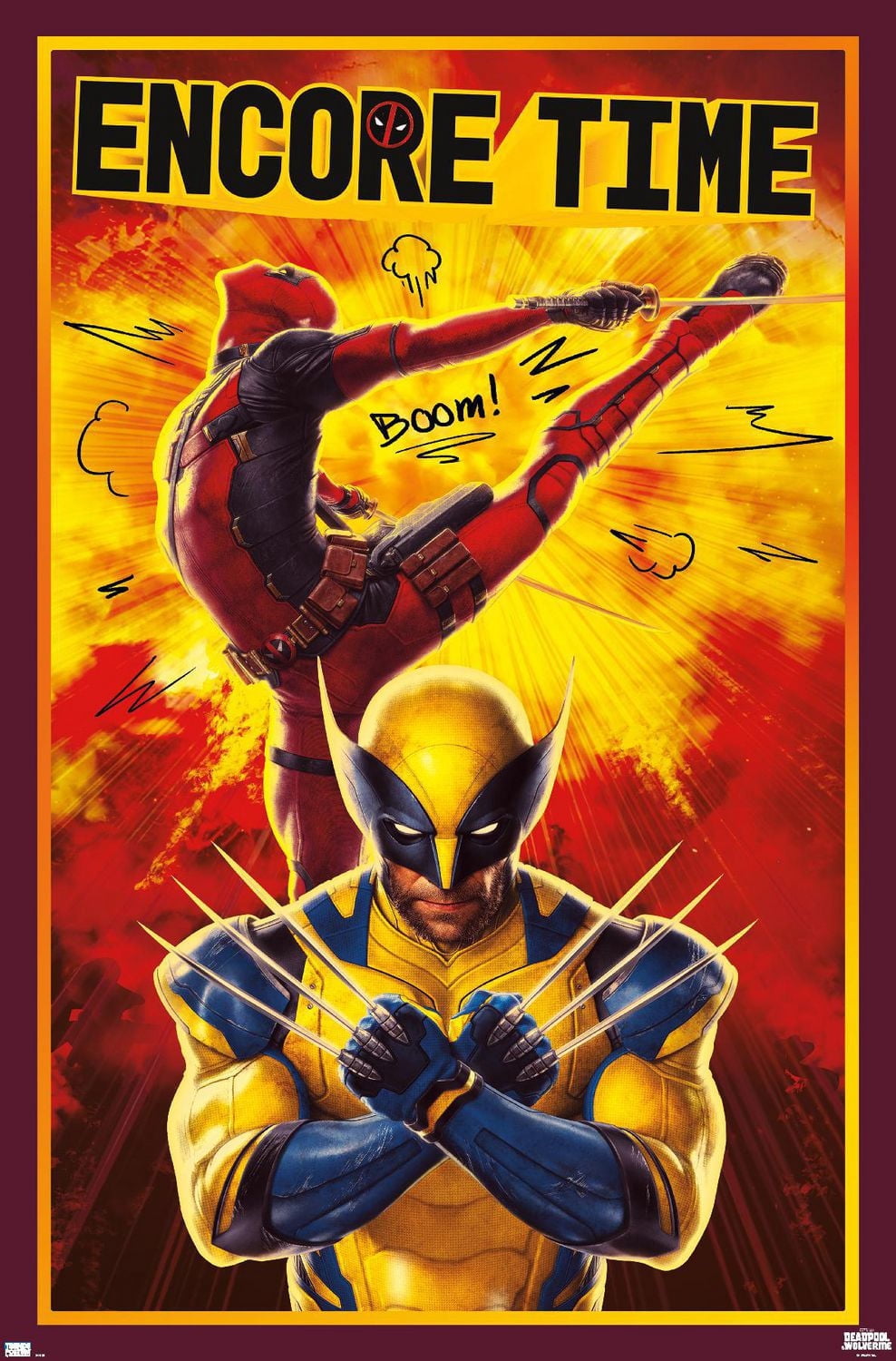 Marvel Deadpool & Wolverine - Encore Time Wall Poster, 22.375" x 34"