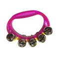 thumbnail image 2 of Milaget Hand Bell Musical Tambourine Mini Percussion Tambourines for Kindergarten Pink, 2 of 9