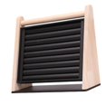 thumbnail image 2 of jinwen s Display Stand Tray 9 Long Slots Vertical Wood Display Showcase Inserts for Black, 2 of 9