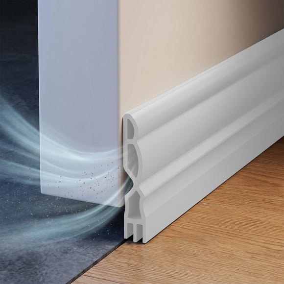 EGNMCR Home Decor, Room Decor Under Door Draft Stopper Weather Stripping Door Sweep Gaps Filler Noise Blocker Wind Blocker Air Draft Guard Bottom Gaps Filler For Bedroom AC Rubber sealing strip