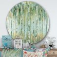thumbnail image 3 of Designart « The birch Forest II » Art Mural Rond en Métal Style Ferme, 3 of 3