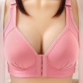 thumbnail image 5 of Clearance!Front Button Closure Bra For WomenWirefree Soft Bralette Seamless Underwear Padded Wireless Bras Adjustable Shoulder Straps, 5 of 5