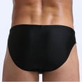 thumbnail image 3 of ylioge Mens Swim Trunks Quick-Drying Swimwear Briefs Boys Solid Drawstring Low Rise Stretchy Lightweight Beach Board Swimming Swimsuits Shorts, 3 of 7