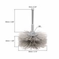 thumbnail image 2 of Unique Bargains Nylon Wheel Brush 80 Grits Abrasive Grinding Head with 6mm Threaded Shank, 2 of 3