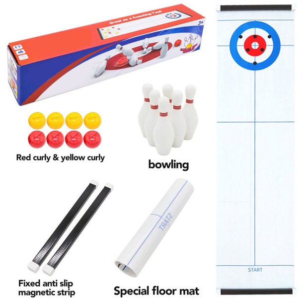 Table de jeux de société 2 en 1 GoSports de jeu de palets et de curling SHFL-01 Table de jeux de société 2 en 1 GoSports de jeu de palets et de curling SHFL-01