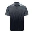 thumbnail image 4 of Chemise pour Homme pour Sports Décontractés Dégradé à Manches Courtes Col à Revers Haut T-Shirt en Tricot Respirant pour Usage Quotidien et, 4 of 7