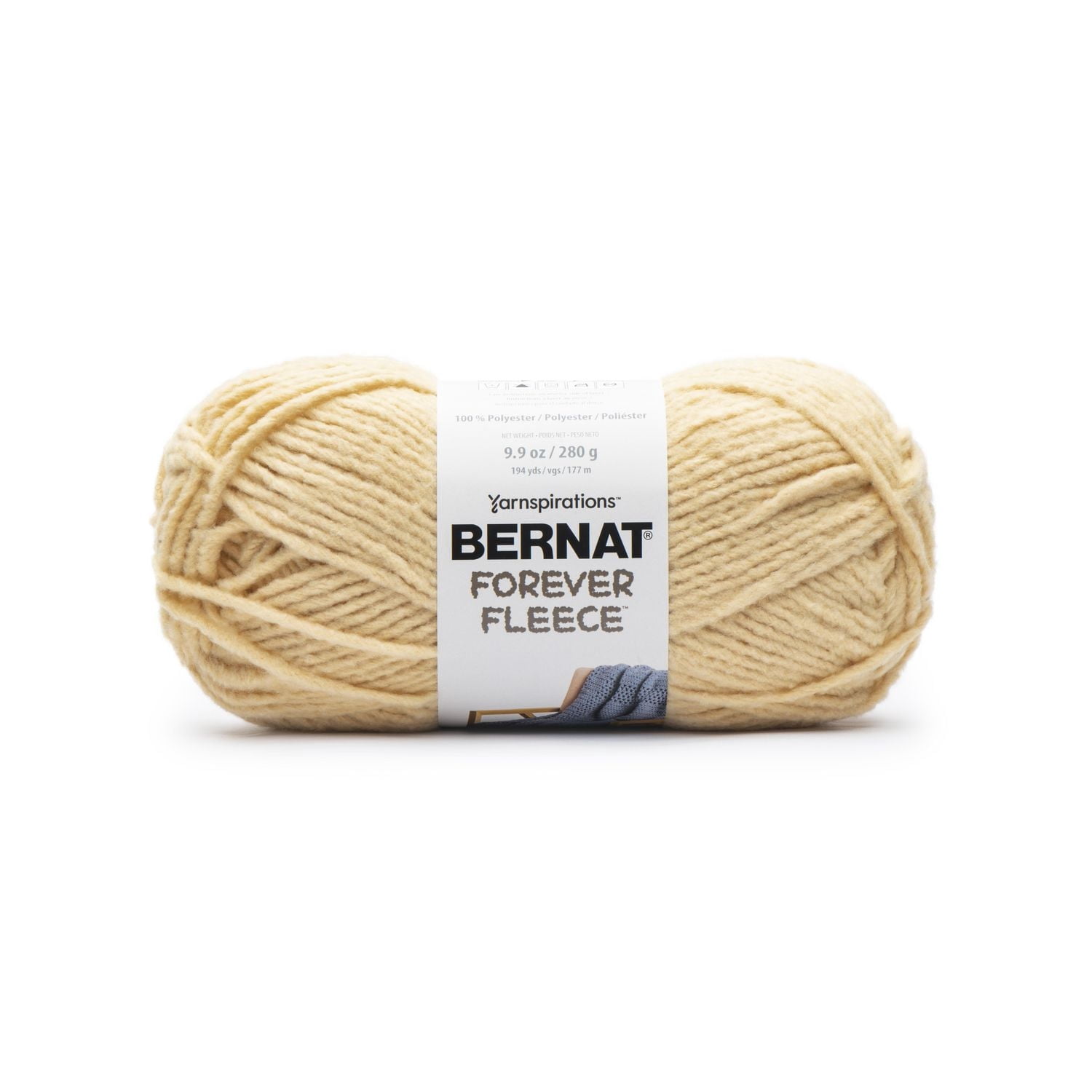 Bernat® Forever Fleece™ Yarn, Polyester #6 Super Bulky, 9.9oz/280g