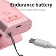 thumbnail image 3 of Portable Hair Extension Light, 395nm Light Hair Extension Machine with Stand, 6W Rechargeable Hair Extension Lamp Fast Curing with 3 LED Beads, for Home Salon, 3 of 7