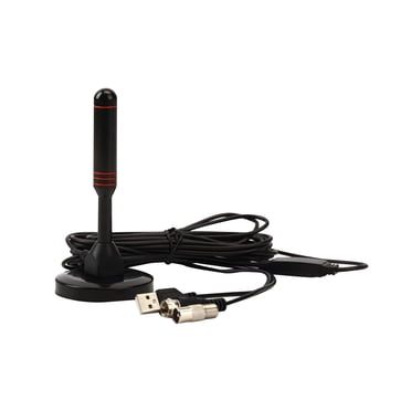 Indoor Digital TV Antenna Long Range 200 Mile Lightweight Amplified 14.77ft Cable 360 Degree Reception Digital TV Antenna for Atsc