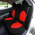 thumbnail image 4 of For 2018-2022 Toyota Camry FH Group Neoprene Custom Fit Waterproof Car Seat Covers - Full Set Red, 4 of 4