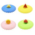 thumbnail image 4 of Cup Cover Silicone Cartoon Bottle Cap cup lid Reusable Leakproof Water Cup Lid Dustproof Cap, Type 1, 4 of 7