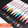thumbnail image 2 of HLONK Colorful Waterproof Cars Wheel Tire Oily Mark Pen Auto Paint Pen Tool T8S2, 2 of 9