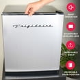 thumbnail image 2 of Frigidaire 1.6 Cu. ft. Compact Retro Refrigerator with Freezer Compartment, Platinum Mini Fridge with Chrome Trim for Bedroom, Dorm, Office, Apartment, 2 of 9
