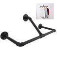 thumbnail image 4 of Industrial Pipe Clothes Display Rack, Modern Minimalist Iron Corrosion Resistance Anti Scratch Rustic Clothing Hanging Rod Bar  For Home, 4 of 8