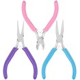 thumbnail image 1 of Jewelry Pliers, Jewelry Making Pliers Tools with Needle Nose Pliers/Chain Nose Pliers, Round Nose Pliers and Wire Cutter for Jewelry Repair, Wire Wrapping, Crafts, Jewelry Making Supplies3pcs, 1 of 6