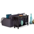 thumbnail image 2 of SIMPLIHOME Kitchener SOLID WOOD 47 inch Wide Contemporary Modern Console Sofa Entryway Table in Hickory Brown with Storage, 2 Drawers and 1 Shelf, for the Living Room, Entryway and Bedroom, 2 of 5