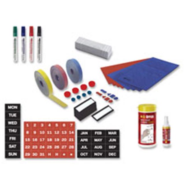 Kit d'Accessoires Magnétiques Professionnels&44; Rouge