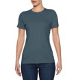 thumbnail image 1 of Gildan T-Shirt CVC Softstyle pour Femmes, TG, Bleu Acier, 1 of 1
