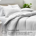 thumbnail image 2 of Bare Home Goose Down Alternative Comforter Set - 2 Piece Set - Twin/Twin XL, Cloud Gray, 2 of 7