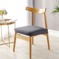 thumbnail image 2 of Stretch Dining Chair Seat Covers for Dining Room Removable Anti-Dust Chair Seat Protector Slipcovers, 2 of 6
