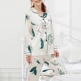 thumbnail image 2 of XZNGL Pantalon de Pyjama pour Femmes Mode pour Femmes Imprimé Tenue d'Intérieur Ensemble Deux Pièces Pantalon à Manches Longues Ensemble de Pyjama Hauts à Manches Longues pour Femmes Pantalon pour Femmes Ensemble Tailleur pour Femmes Hauts à Manches Longues, 2 of 3